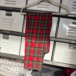 Jcrew Red Plaid Cameron Trousers